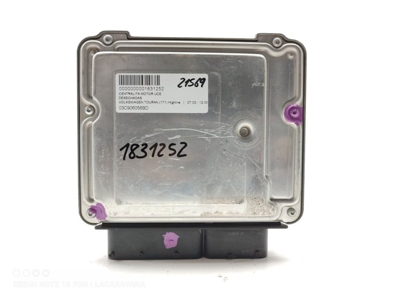 Recambio de centralita motor uce para volkswagen touran (1t1) highline referencia OEM IAM 03C906056BD  