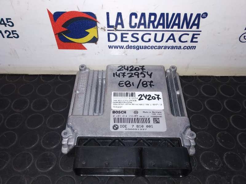 Recambio de centralita motor uce para bmw serie 1 berlina (e81/e87) 118d referencia OEM IAM 7810001  