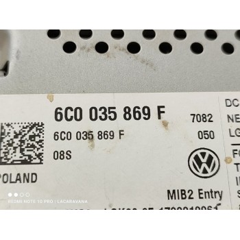 Recambio de sistema audio / radio cd para volkswagen polo (6c1) advance bluemotion referencia OEM IAM 6C0035869F  