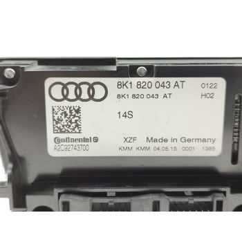 Recambio de mando climatizador para audi a5 sportback (8t) 2.0 tdi (140kw) referencia OEM IAM 8K1820043AT  