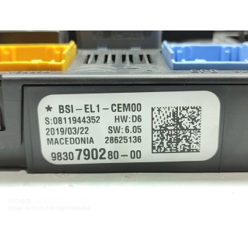 Recambio de caja reles / fusibles para citroën c3 comercial referencia OEM IAM 9830790280  