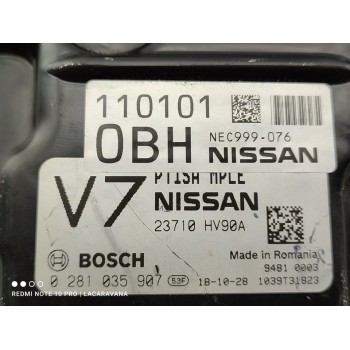 Recambio de centralita motor uce para nissan qashqai (j11) referencia OEM IAM 23710HV90A  