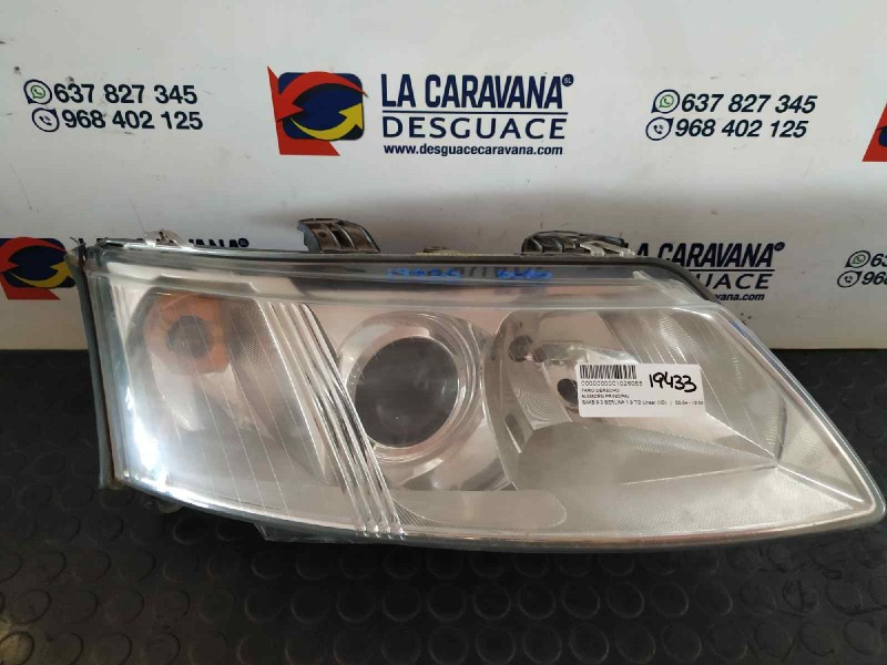 Recambio de faro derecho para saab 9-3 berlina 1.9 tid linear (i/d) referencia OEM IAM   