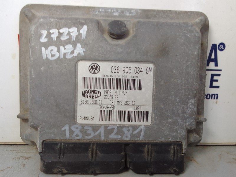 Recambio de centralita motor uce para seat ibiza (6l1) cool referencia OEM IAM 036906034GM  