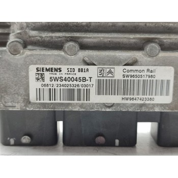 Recambio de centralita motor uce para peugeot 307 (s1) xs referencia OEM IAM 9647423380  