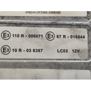 Recambio de centralita motor uce para dacia dokker ambiance referencia OEM IAM 591334000  