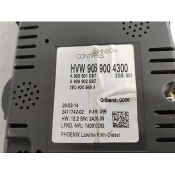 Recambio de cuadro instrumentos para volkswagen crafter caja cerrada caja cerrada 35 referencia OEM IAM 9069004300  