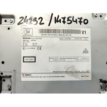 Recambio de sistema navegacion gps para nissan qashqai (j11) referencia OEM IAM 259157FW0A  