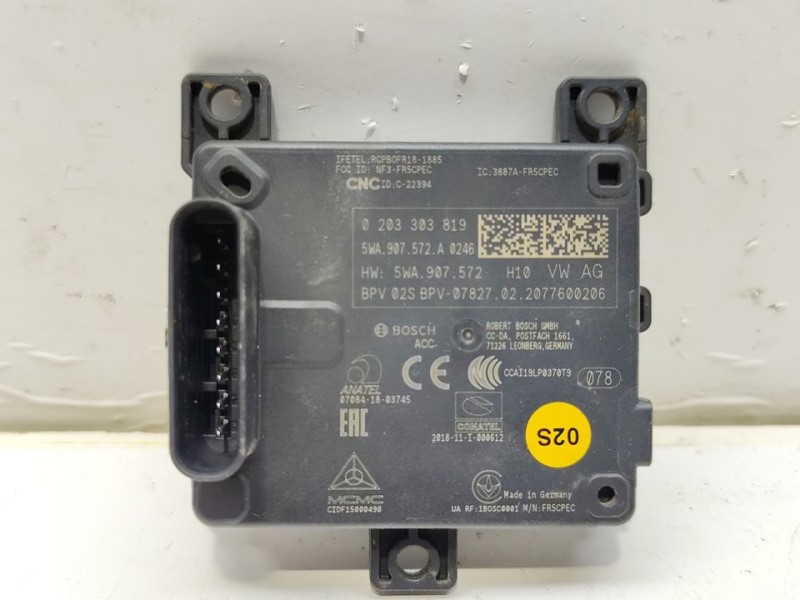 Recambio de modulo electronico para seat leon sportstourer (kl8) xcellence referencia OEM IAM 5WA907572A  