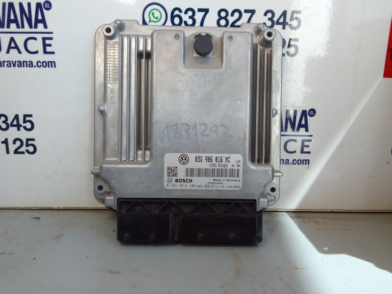 Recambio de centralita motor uce para skoda superb (3u4) classic referencia OEM IAM 03G906016MC  