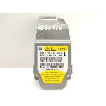 Recambio de centralita airbag para bmw serie 5 berlina (e60) 520d referencia OEM IAM 6577911893101  