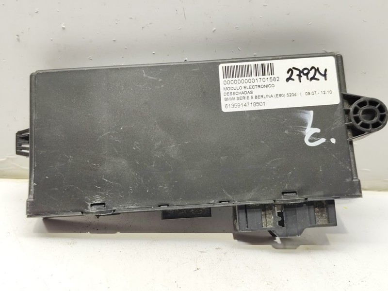 Recambio de modulo electronico para bmw serie 5 berlina (e60) 520d referencia OEM IAM 6135914718501  