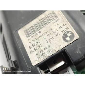 Recambio de pantalla multifuncion para bmw serie 5 berlina (e60) 520d referencia OEM IAM 611260002042  