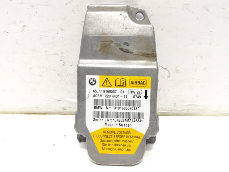 Recambio de centralita airbag para bmw serie 5 berlina (e60) 520d referencia OEM IAM 6577916055701  