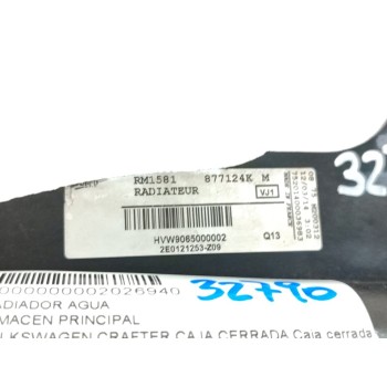 Recambio de radiador agua para volkswagen crafter caja cerrada caja cerrada 35 referencia OEM IAM 2E0121253  