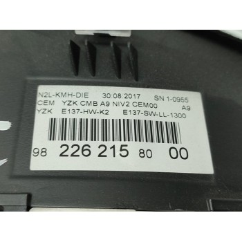 Recambio de cuadro instrumentos para peugeot 208 style referencia OEM IAM 9822621580  