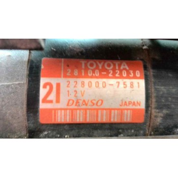 Recambio de motor arranque para toyota celica (t23) 1.8 referencia OEM IAM 2810022030  