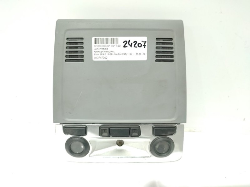 Recambio de luz interior para bmw serie 1 berlina (e81/e87) 118d referencia OEM IAM 913747902  