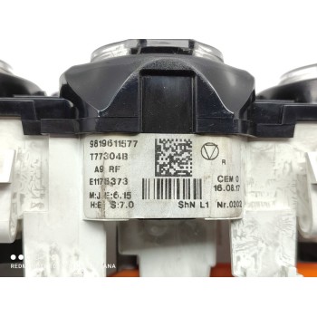 Recambio de mando calefaccion / aire acondicionado para peugeot 208 style referencia OEM IAM 9819611577  