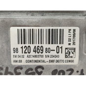 Recambio de pantalla multifuncion para peugeot 208 style referencia OEM IAM 9812046980  