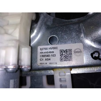 Recambio de elevalunas trasero derecho para nissan qashqai (j11) referencia OEM IAM E06028102  