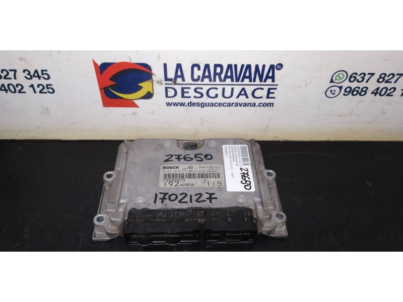 Recambio de centralita motor uce para fiat stilo (192) 1.9 jtd 115 referencia OEM IAM 73502673  