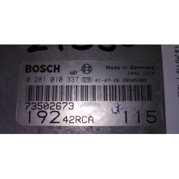 Recambio de centralita motor uce para fiat stilo (192) 1.9 jtd 115 referencia OEM IAM 73502673  