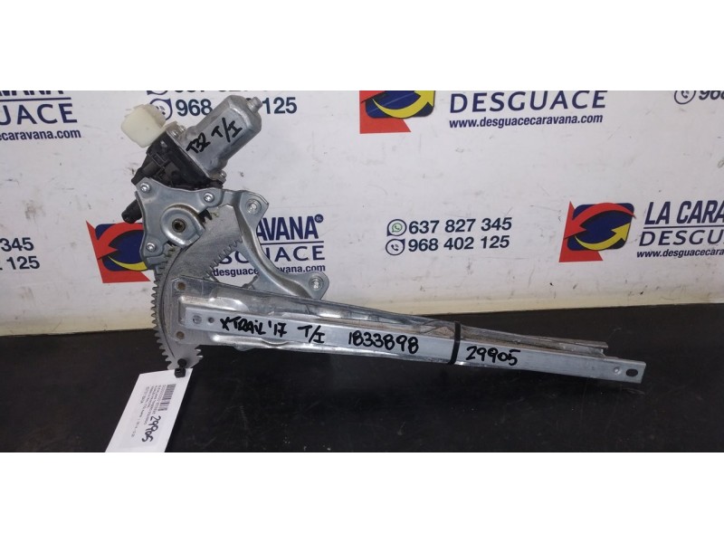 Recambio de elevalunas trasero izquierdo para nissan x-trail (t32) acenta referencia OEM IAM 827311BA0A  