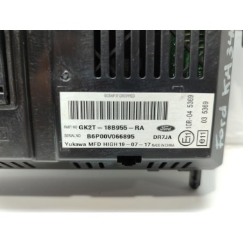 Recambio de pantalla multifuncion para ford ka+ active referencia OEM IAM GK2T18B955RA  