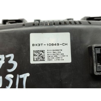 Recambio de cuadro instrumentos para ford transit custom kasten 270 l1 referencia OEM IAM BK3T10849CH  