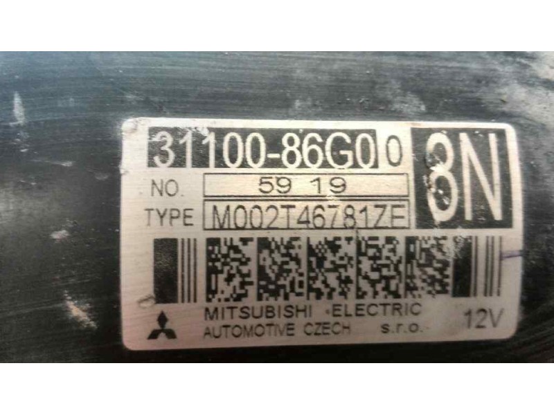 Recambio de motor arranque para suzuki swift berlina (mz) gl (3-ptas.) referencia OEM IAM 3110086G0  