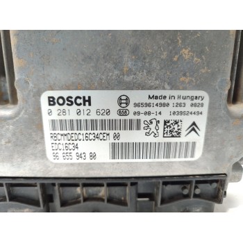 Recambio de centralita motor uce para citroën berlingo 1.6 hdi 75 collection familiar referencia OEM IAM 9663944680  