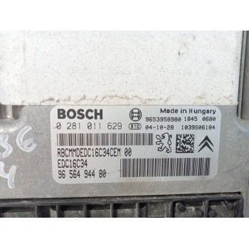 Recambio de centralita motor uce para citroën c4 berlina collection referencia OEM IAM 9656494480  