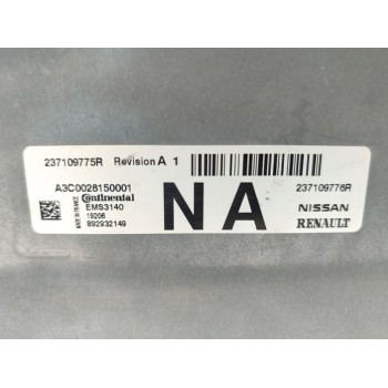 Recambio de centralita motor uce para dacia sandero comfort referencia OEM IAM 237109776  