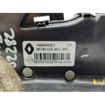 Recambio de cerradura puerta trasera derecha para renault megane iv berlina 5p business referencia OEM IAM 825025222R  