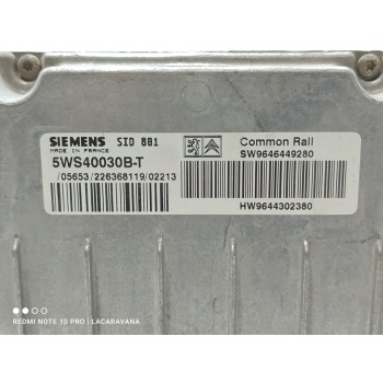 Recambio de centralita motor uce para peugeot 307 (s1) xt referencia OEM IAM 9644302380  