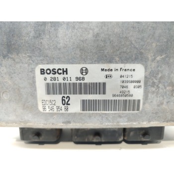 Recambio de centralita motor uce para peugeot 807 sr referencia OEM IAM 0281011968  