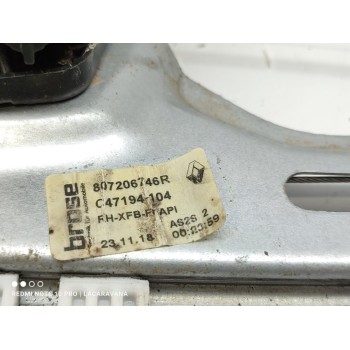 Recambio de elevalunas delantero derecho para renault megane iv berlina 5p business referencia OEM IAM 807206746R  