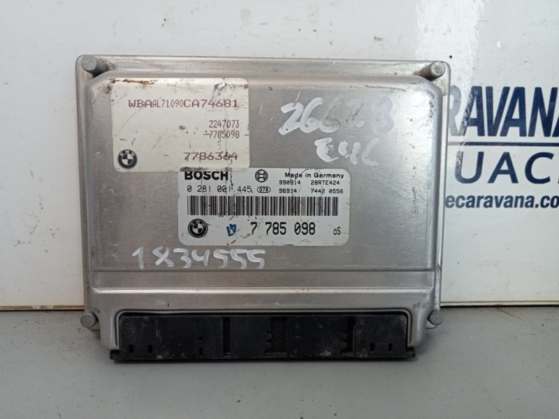 Recambio de centralita motor uce para bmw serie 3 berlina (e46) 320d referencia OEM IAM 7785098  