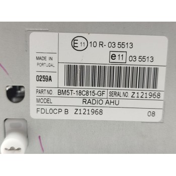 Recambio de sistema audio / radio cd para ford focus lim. (cb8) sport referencia OEM IAM BM5T18C815GF  