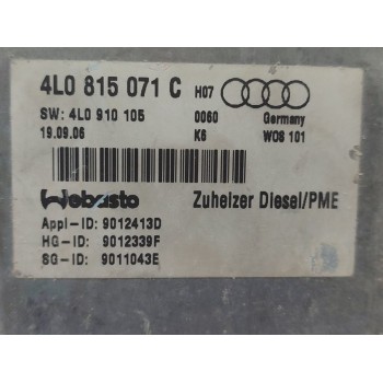 Recambio de bomba calefaccion para audi q7 (4l) 3.0 tdi referencia OEM IAM 4L0815071C  