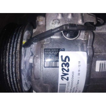 Recambio de compresor aire acondicionado para nissan qashqai (j11) tekna referencia OEM IAM 926004EB2A  