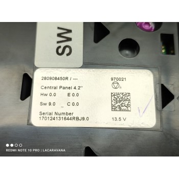 Recambio de mando climatizador para renault megane iv berlina 5p business referencia OEM IAM 280908450R  