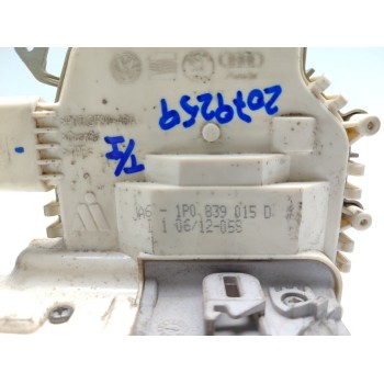 Recambio de cerradura puerta trasera izquierda para seat leon (1p1) sport referencia OEM IAM 1P0839015D  