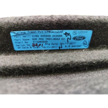 Recambio de bandeja trasera para ford ka+ black / white referencia OEM IAM G1B5A46668AH  