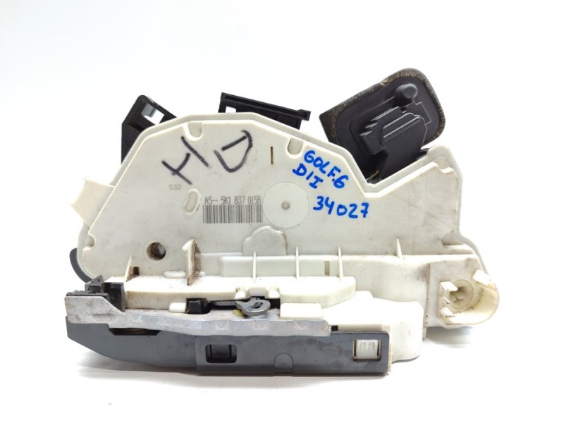 Recambio de cerradura puerta delantera izquierda para volkswagen golf vi (5k1) gti referencia OEM IAM 5K1837015B  