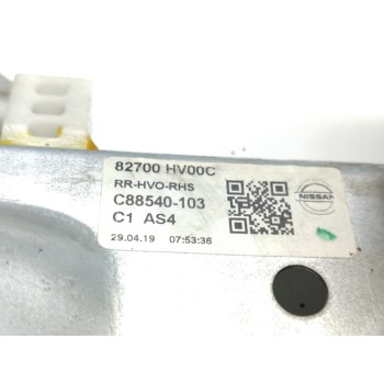 Recambio de elevalunas trasero derecho para nissan qashqai (j11) tekna referencia OEM IAM 82700HV00C  