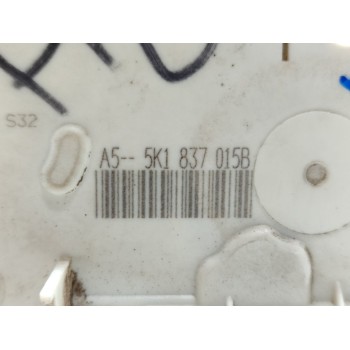 Recambio de cerradura puerta delantera izquierda para volkswagen golf vi (5k1) gti referencia OEM IAM 5K1837015B  