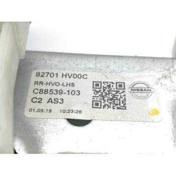 Recambio de elevalunas trasero izquierdo para nissan qashqai (j11) tekna referencia OEM IAM 82701HV00C  