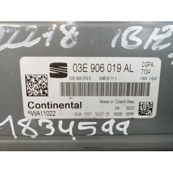 Recambio de centralita motor uce para seat ibiza (6j5) reference referencia OEM IAM 03E906019AL  